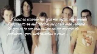 La Oreja De Van Gogh - A Diez Centimetros De Ti with Lyrics