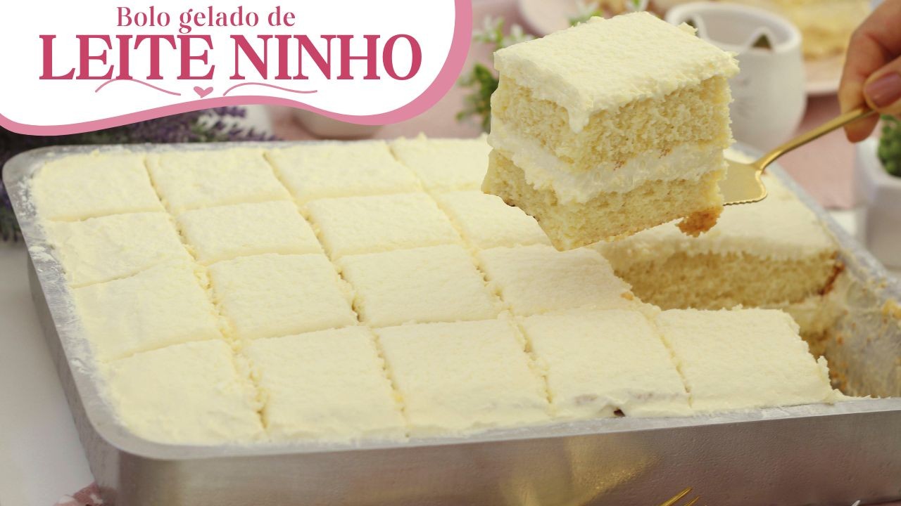 BOLO EMBRULHADO OU BOLO GELADO DE LEITE NINHO - MACIO E MOLHADINHO - FAÇA E VENDA - Dika da Naka