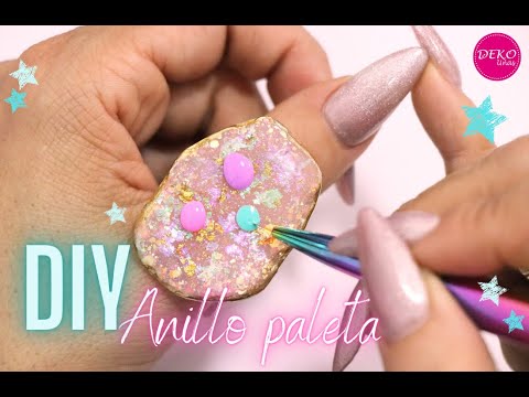 DIY Anillo Paleta de uñas ♥ Deko Uñas – Nail art