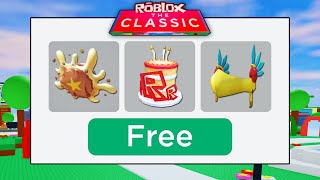 EASY To get Free Items From The Classic Roblox event