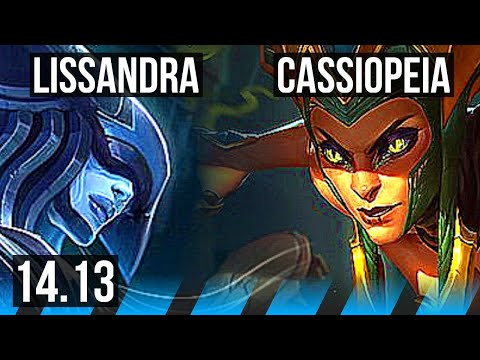 LISSANDRA vs CASSIOPEIA (MID) | 8/2/13, 1500+ games | NA Master | 14.13