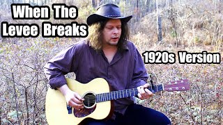 When the Levee Breaks - Old Version Cover - Blues Guitar Fingerstyle - Edward Phillips