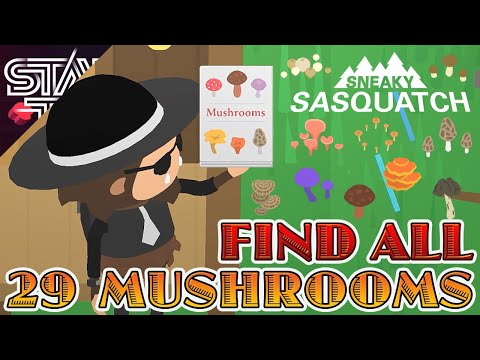 How To Find All 29 Mushrooms in Sneaky Sasquatch