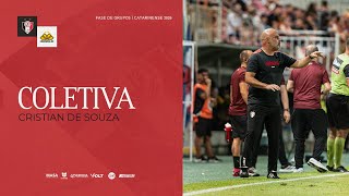 COLETIVA | JEC 0x0 Criciúma | Entrevista com o técnico Cristian de Souza.