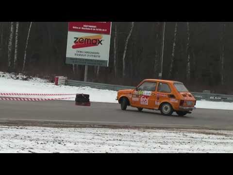 Dariusz Salecki Fiat 126P WRC - SuperOES II Runda Tor Kielce 26-02-2011