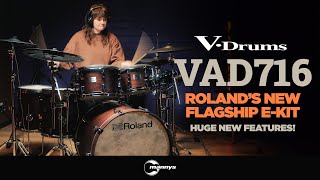 Video thumbnail for First Look: Roland V-Drums VAD716 - A Digital Snare with a Strainer! 🤯 by Mannys Music