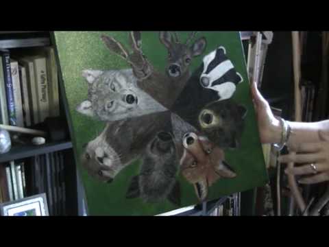 Danielle Silver Medium Talks to Sharyn Turner Artist From Glastonbury.