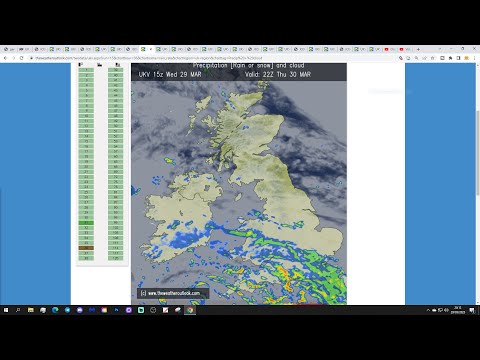 UK Weather Forecast: Turning Wet And Windy In The South Tonight (Thursday 30th March 2023)