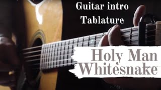 Whitesnake   Holy Man   The Purple album 2015   guitar intro Tablature