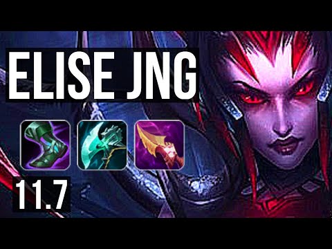 ELISE vs MASTER YI (JUNGLE) | Quadra, 1100+ games, Legendary, 12/3/6 | BR Grandmaster | v11.7