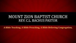 Mount Zion Baptist Church KCK Live