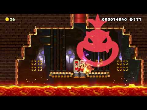 Roys Lava Conveyor Factory by Spr◯gDem◯◆ 🍄 Super Mario Maker 2 ✹Switch✹ #blm