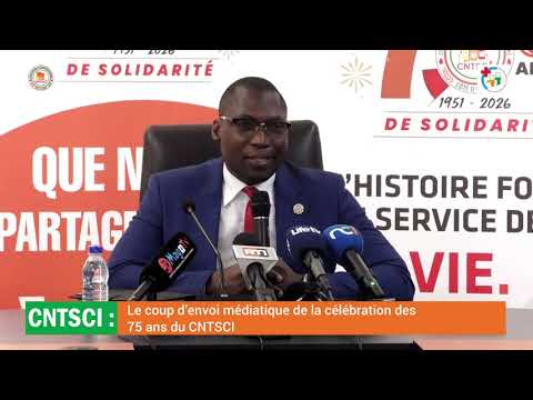 CNTSCI : Conférence de presse du lancement des festivités du 75ᵉ anniversaire
