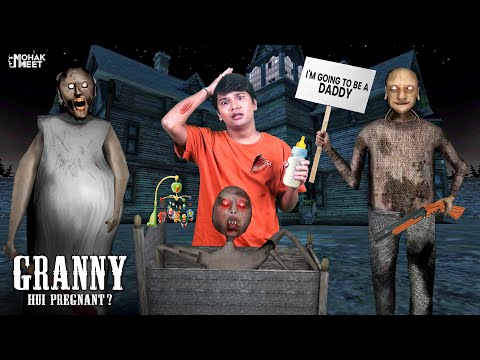 GRANNY HUI PREGNANT : GRANNY PREGNANT | HORROR GAME GRANNY : CHAPTER 2 - SLENDRINA || MOHAK MEET