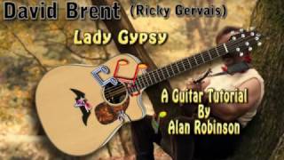 Lady Gypsy - David Brent (Ricky Gervais) - Acoustic Guitar Lesson (easy)