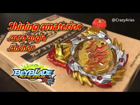 Beyblade Burst - Shining αmaterios.α'α.αn - battle & test