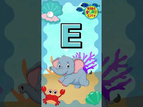 Learn the Letter E! 🐘🥚🦅 | Elephant, Egg & Eagle | Fun Alphabet Video for Kids 🎶✨