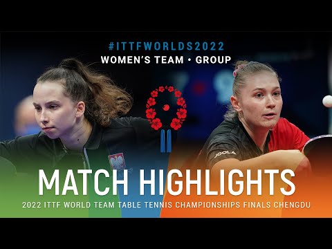 Highlights | Katarzyna Wegrzyn (POL) vs Tatiana Kukulkova (SVK) | WT Grps | #ITTFWorlds2022