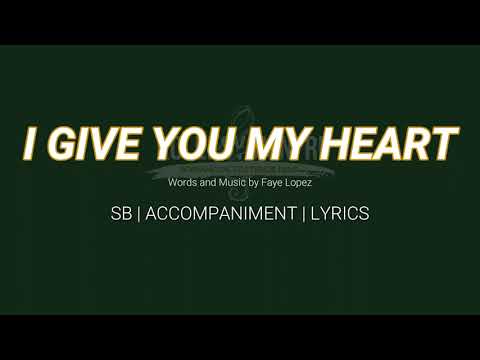 I Give You My Heart | SB | Piano