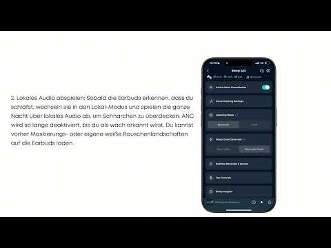 So stellst du die Audio-Wiedergabe nach dem Einschlafen ein.