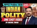 MPPSC PRELIMS 2026 Complete Indian Polity In One Shot Video English Medium By Anshul Tiwari Sir