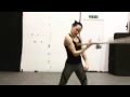 STAR WARS EPISODE VIII Daisy Ridley Lightsaber Training