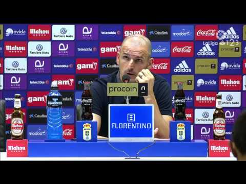 Rueda de prensa de Soriano tras el Real Oviedo vs UD Almería (2-0)