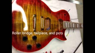 Making an electric Gibson Les Paul style guitar from a kit