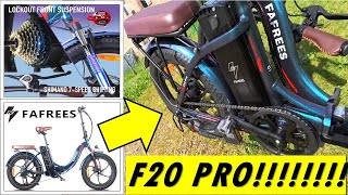 FAFREES F20 PRO unboxing recensione bici elettrica pieghevole 250W montaggio e test su strada ebike
