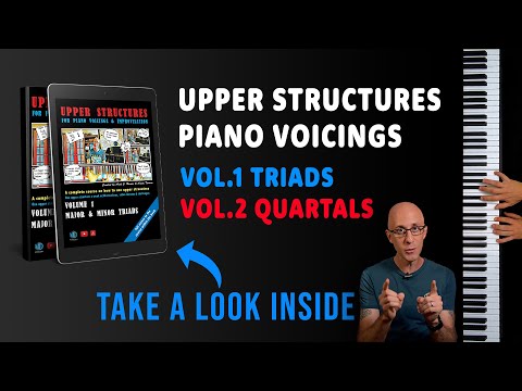 Upper Structures for Piano Voicings & Improvisation Vol.1 & 2 #jazzpianolessons