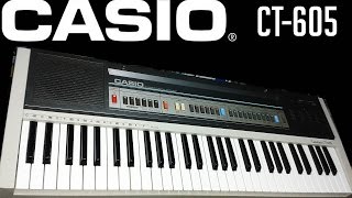 Video thumbnail for CASIO CT-605 by Keyboards - review - repair