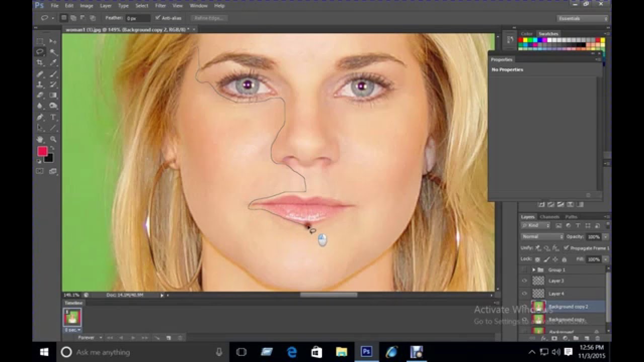 Smooth Skin Professional Retouch with Airbrush - Photoshop tutorial - video 2