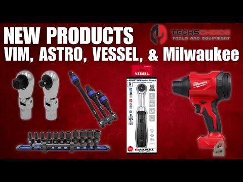 NEW Products from VIM, Astro Tools, Vessel, and Milwaukee that YOU NEED!
