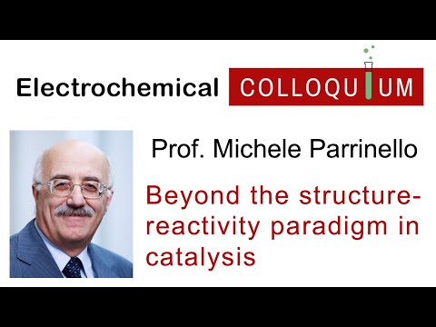 30. Prof. Michele Parrinello  -  Beyond the Structure-Reactivity Paradigm in Catalysis