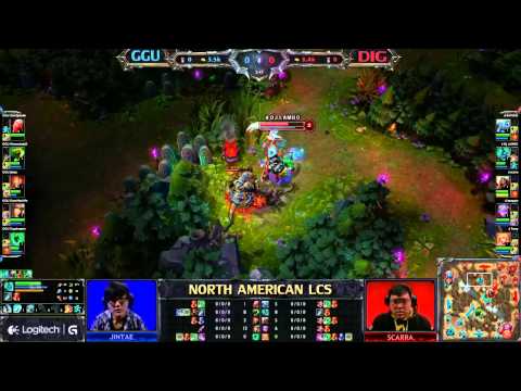 GGU vs DIG - LCS 2013 NA Spring W9D2 (English)