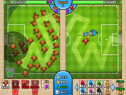 BTD Battles dart monkeys and 1 wizard = FAIL