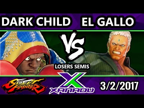 F@X 191 - Dark Child (Balrog) Vs. El Gallo (Urien) - SFV Losers Semis - Street Fighter V