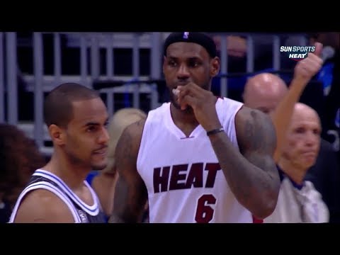 LeBron James & Chris Bosh Combined Full Highlights at Magic (2014.01.04)
