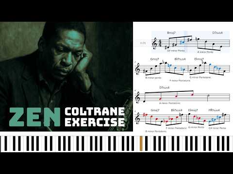 Coltrane Pentatonic Zen exercise on Giant Steps
