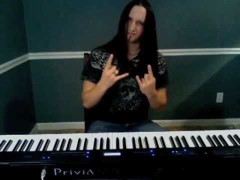 Kyle Morrison from TRIPHON plays Solfeggietto (Power Metal Version)