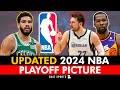 UPDATED 2024 NBA Playoff Picture: Full Schedule & Bracket For Eastern & Western Conference