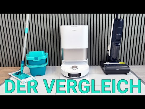 Wischmopp vs. Wischsauger vs. Saug-Wisch-Roboter – Wer gewinnt?