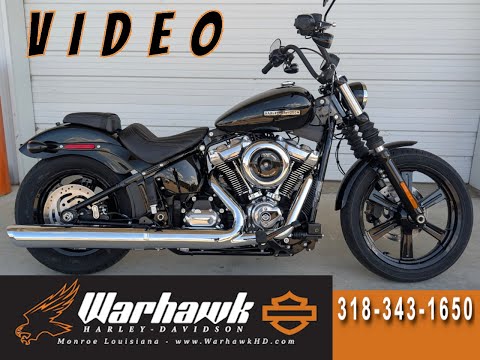 New 2025 Harley-Davidson Street Bob® Vivid Black with Cast