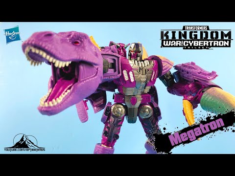 Transformers War for Cybertron Kingdom Leader Class MEGATRON Video Review