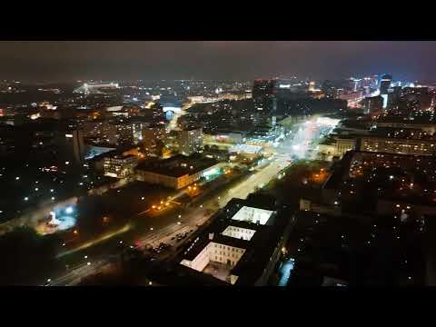 DJI Mini 4 Pro | City Lights | Warszawa, Poland 🇵🇱
