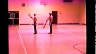 preview picture of video 'Portage High School Armed Exhibition Duet - Romeoville - 1991'