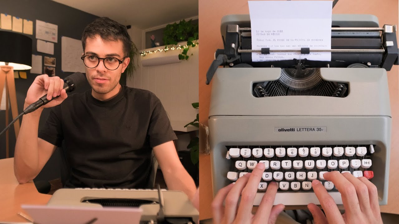 Watch las ventajas de escribir en máquina :) Now las ventajas de escribir en máquina :)