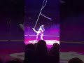 Iryna Galenchyk Vladyskav Drobinko Aerial Duo Finish Big Apple Circus Lincoln Center New York City