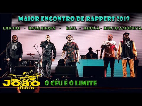 O CÉU É O LIMITE - MANO BROWN, EMICIDA, RAEL, DJONGA e RINCON SAPIÊCIA - MAIOR ENCONTRO DE RAPPERS
