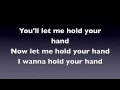 I wanna hold your hand glee lyrics Chris Colfer ...